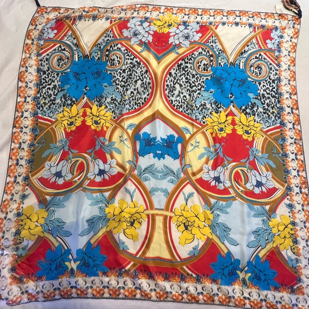 Johnny Was silk scarf